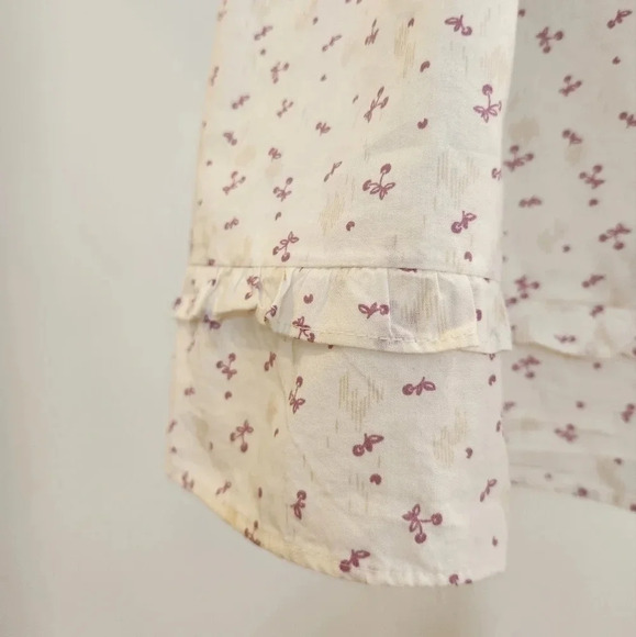 NMOT || FREE PEOPLE || gabby mini dress, white, ruching, ruffles, size small - Picture 9 of 10